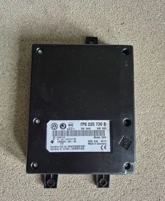 Volkswagen Sharan Bluetooth control unit module 7P6035730B 00267E2E11B6