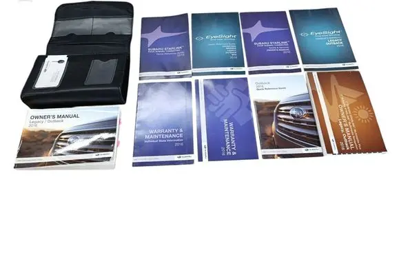 Subaru Outback (BS) Owners service history hand book 