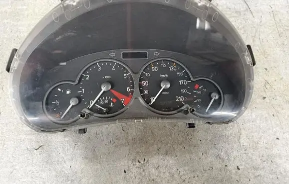 Peugeot 206 Speedometer (instrument cluster) 9645847180