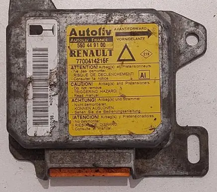Renault Laguna I Airbag control unit/module 7700414216F 550449100