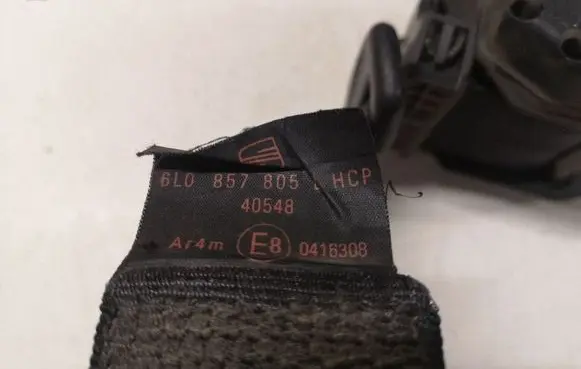 Seat Ibiza III (6L) Rear seatbelt 00063774B 6L0857805