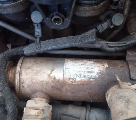 EGR valve cooler
