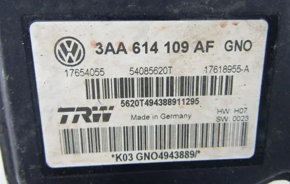Volkswagen PASSAT B7 ABS Pump 3aa614109af