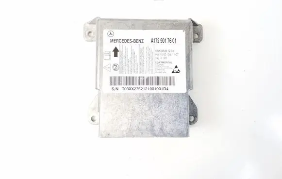 Mercedes-Benz SLK R172 Airbag control unit/module A1729017601