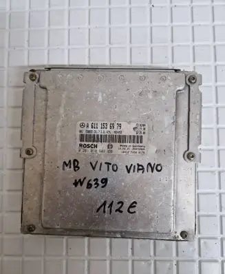 Mercedes-Benz Vito Viano W638 Engine control unit/module A6111536979 28RTE000 0281010603