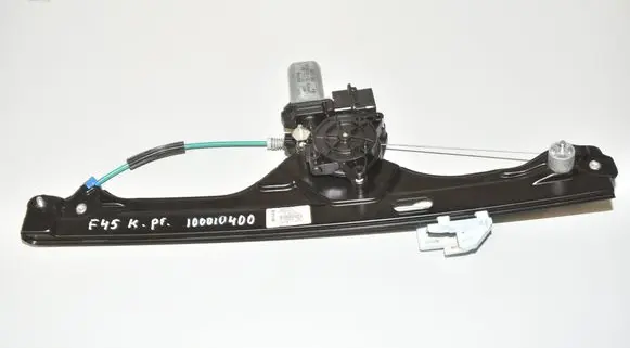 Front door window regulator with motor
