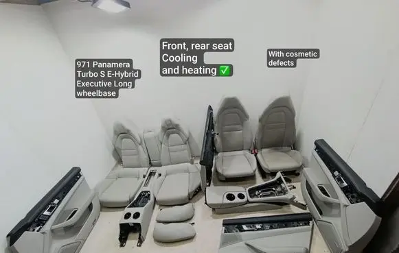 Porsche Panamera (971) Seat and door cards trim set 