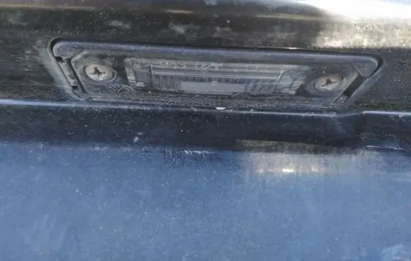 Volkswagen Phaeton Number plate light