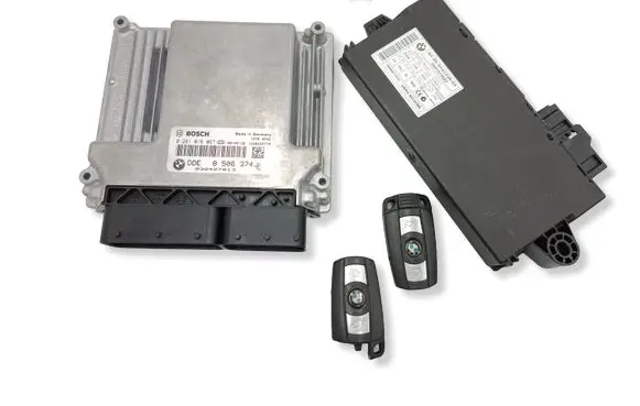 BMW 3 E90 E91 Engine ECU kit and lock set 9147226 61359147226 0281016067