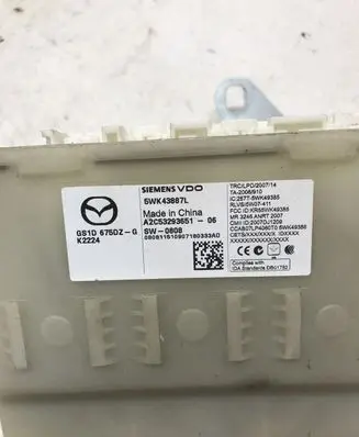 Mazda 6 Other control units/modules A2C5329651