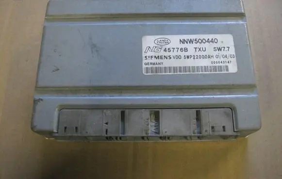 Land Rover Range Rover L322 Transfer box differential control unit NNW500440