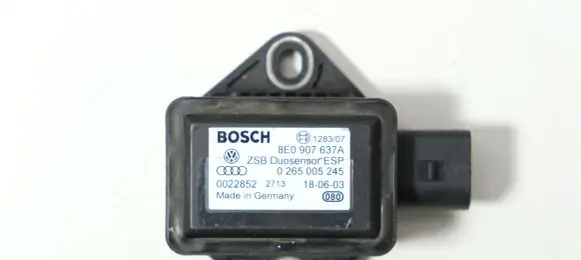 Audi A6 S6 C5 4B ESP acceleration yaw rate sensor 8E0907637A