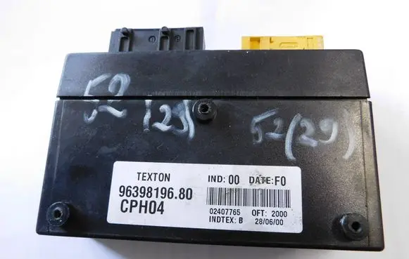Peugeot Expert Comfort/convenience module 9639819680