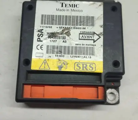 Peugeot 607 Airbag control unit/module 9643869780 L2V2K11AL13
