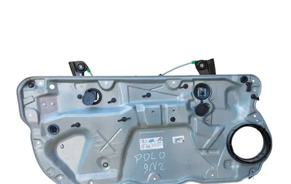 Volkswagen Polo Front door window regulator with motor 6Q3837755A