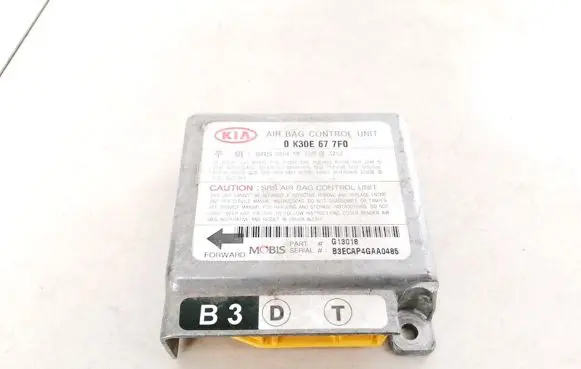 KIA Rio Airbag control unit/module 0K30E677F0 G13018