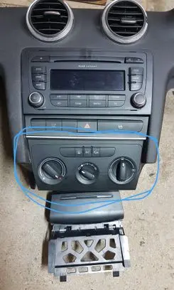 Climate control/heater control trim
