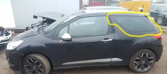 Citroen DS3 Rear side window AS3
