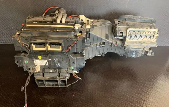 Interior heater climate box assembly