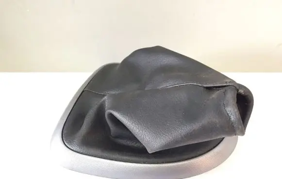 Gear lever shifter trim leather/knob