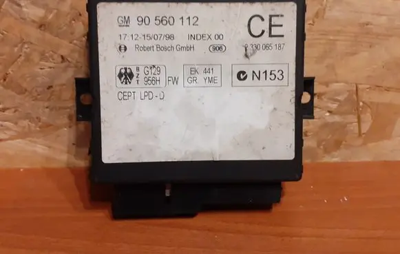 Opel Astra G Door central lock control unit/module 1263 90560112