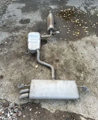 Volkswagen Golf Sportsvan Muffler/silencer 5Q6253611BN 5Q0253411BG