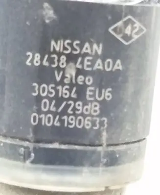 Nissan Qashqai Parking PDC sensor 284384EA0A