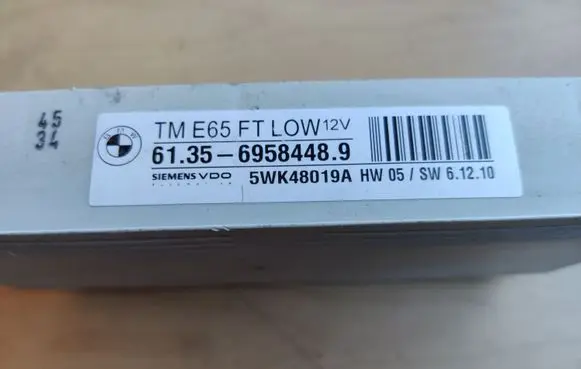 BMW 7 E65 E66 Door control unit/module 613569584489