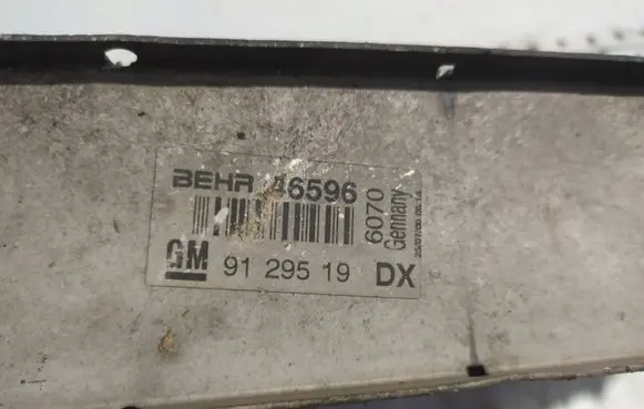 Opel Zafira A Intercooler radiator 9129519 46596