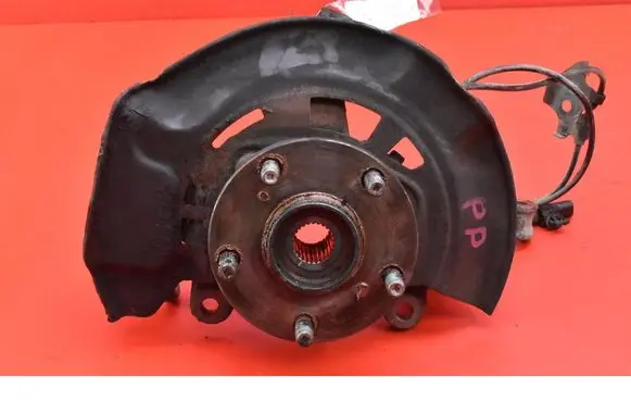 Front wheel hub spindle knuckle