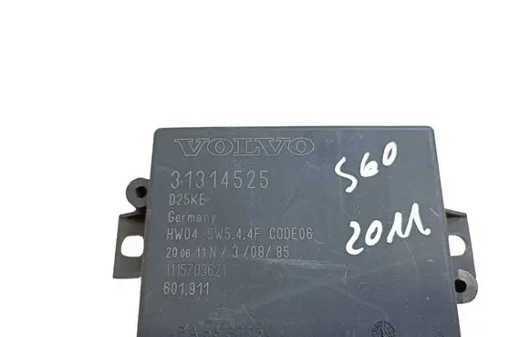 Volvo S60 Parking PDC control unit/module 31314525 601911