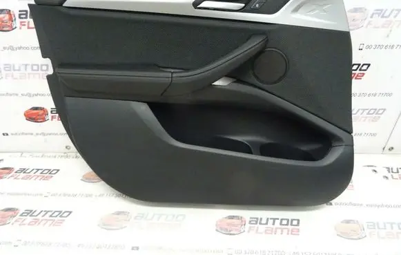 Front door card panel trim