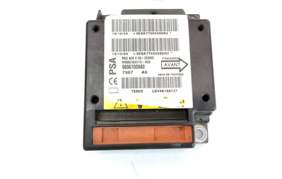Peugeot 1007 Airbag control unit/module 9656700980 5EKA7T0003938U