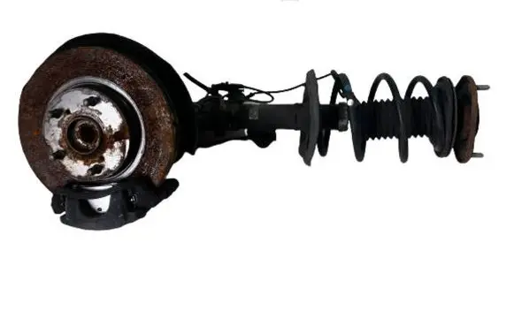 Front wheel hub spindle knuckle