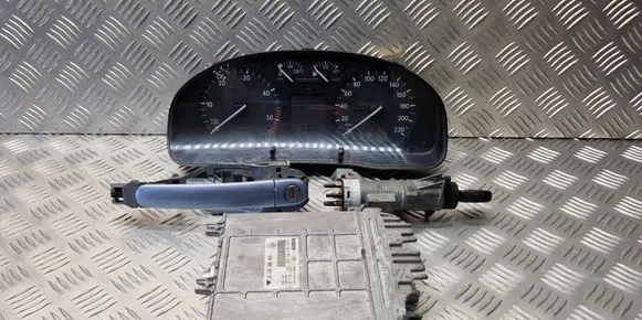 Volkswagen PASSAT B5 Engine ECU kit and lock set 028906021DT 0281001555 3B0919880DX