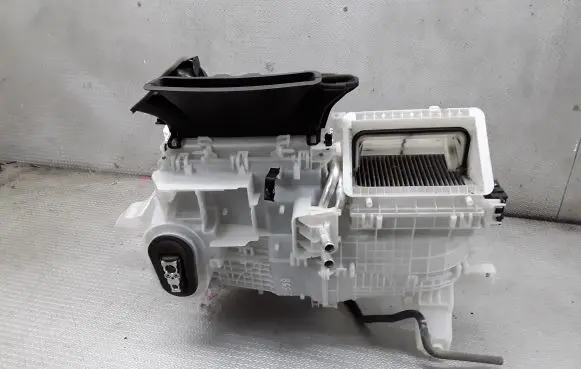 Interior heater climate box assembly
