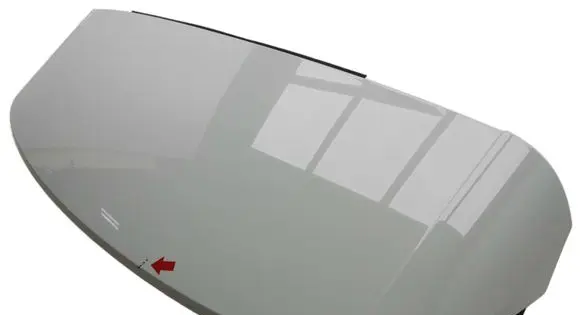 Volkswagen ID.7 Rear window tailgate spoiler 14B827933A LS9R