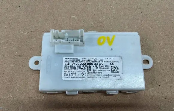 Mercedes-Benz EQC Adblue control unit A2229003320 A2139018003