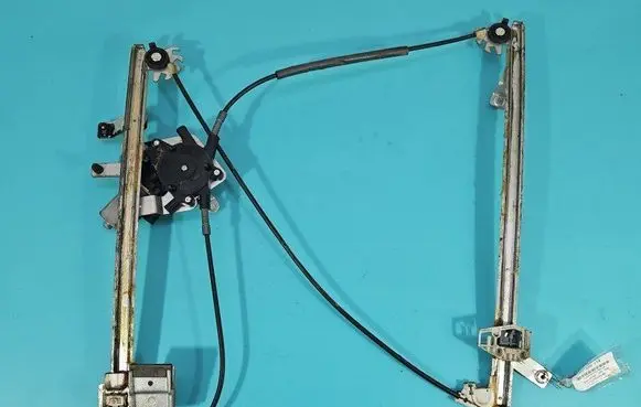 Front door window regulator with motor
