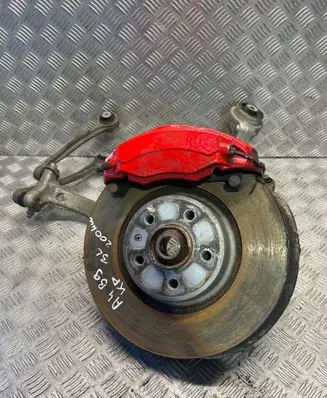 Front wheel hub spindle knuckle