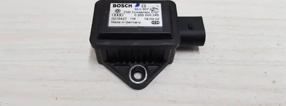 Audi A4 S4 B6 8E 8H ESP acceleration yaw rate sensor 8E0907637A 0265005245 0018427