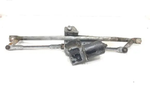 Front wiper linkage and motor
