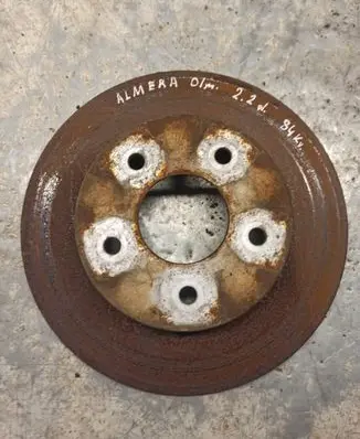 Nissan Almera Tino Rear brake disc