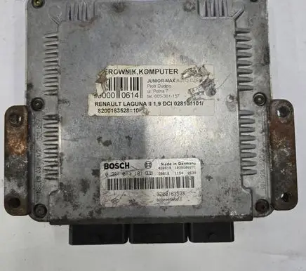 Renault Laguna II Engine control unit/module 8200095416 8200163528 0281011101