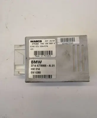 BMW X5 E70 Air suspension control unit module (rear) 6778966 37146778966
