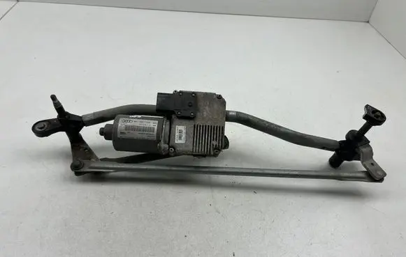 Front wiper linkage and motor