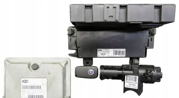 Fiat Panda II Engine ECU kit and lock set 51793116