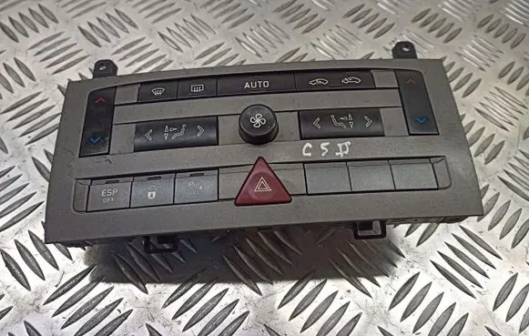 Citroen C5 Interior fan control switch 96573325