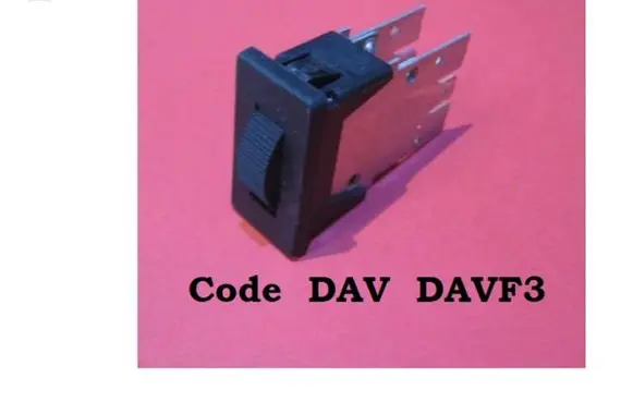 Renault 21 Panel lighting control switch DAV DAVF3