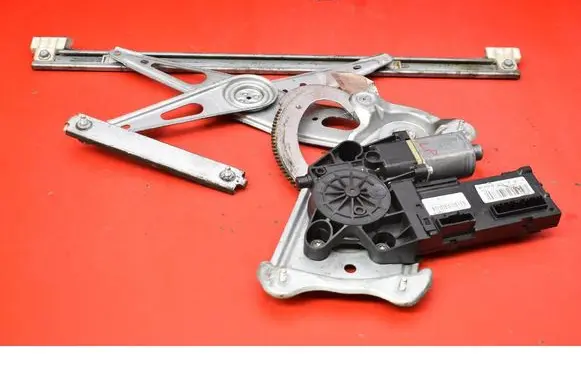 Renault Megane III Front door window regulator with motor 966036-102